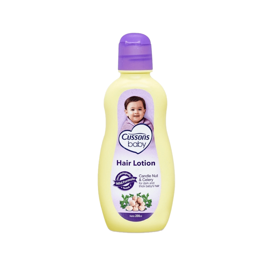 Cussons Baby Hair Lotion Candle Nut & Celery Perawatan Bayi 200ml