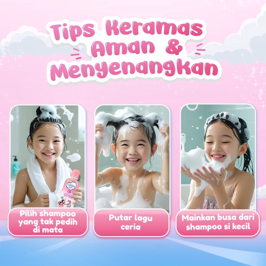Cussons Kids 2in1 Shampoo & Conditioner Strawberry 180 ml 180ml
