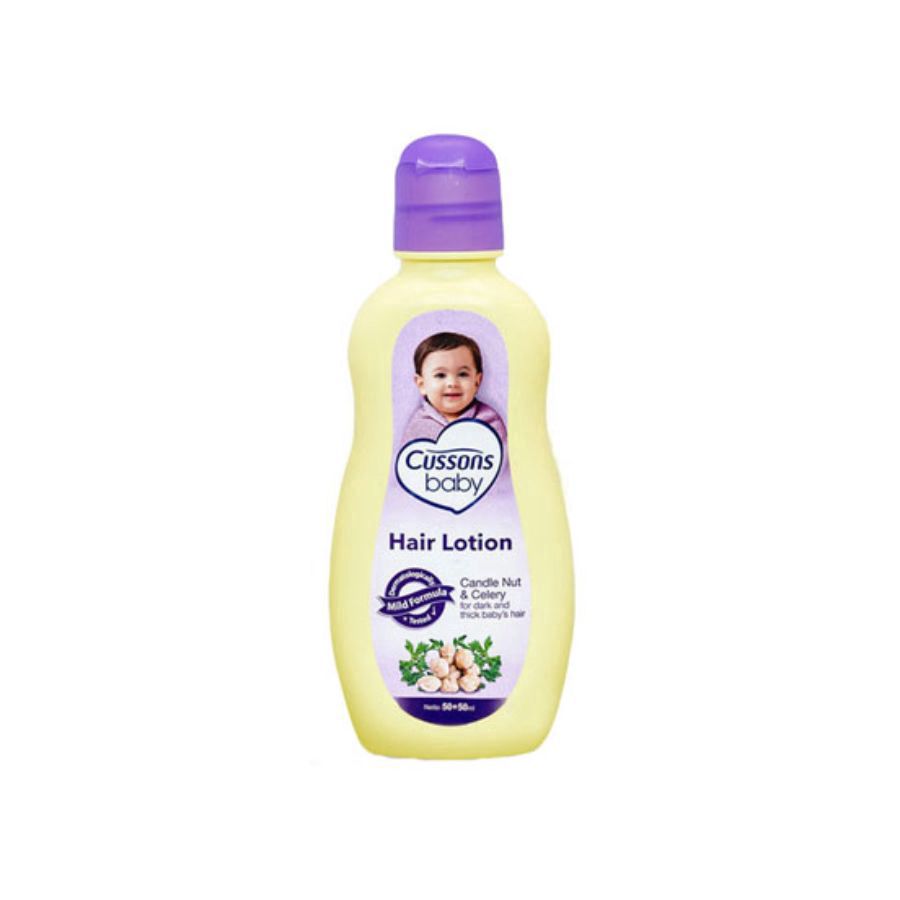 Cussons Baby Hair Lotion Candle Nut & Celery Perawatan Bayi 100ml