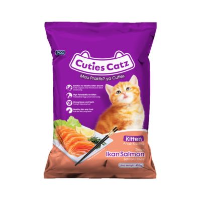 Cuties Catz Salmon Kitten Makanan Kucing Kering