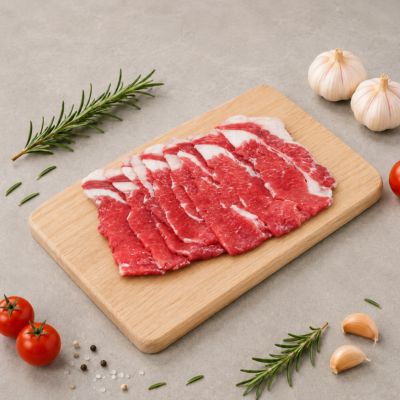 Daging Slice Brisket Import Astro Farm
