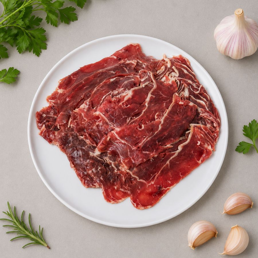 Daging Slice Ekonomis Beef Less Fatty Cuts 500gram