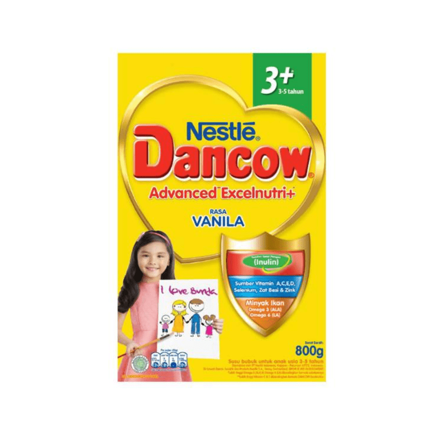 Dancow 3+ Vanila Protects Probio Susu Formula 750gram