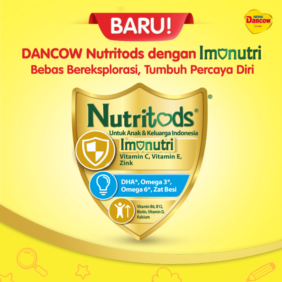 Dancow Advanced Excelnutri Vanilla 5-7 Tahun Susu Formula 350gram
