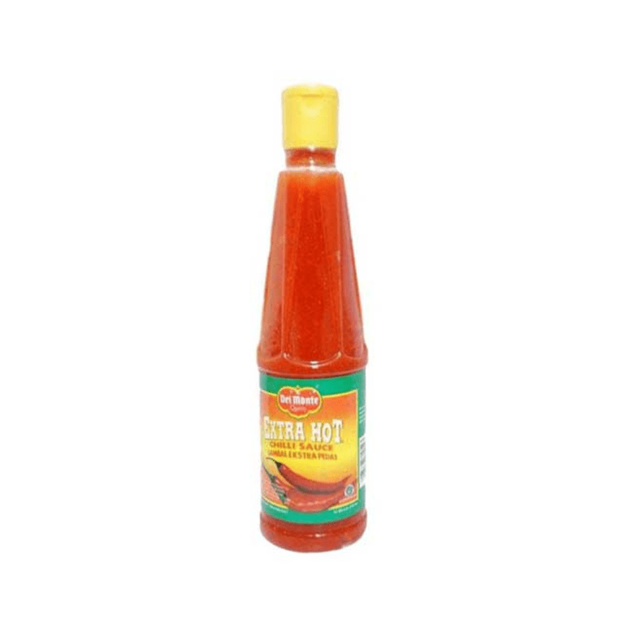 Del Monte Saus Sambal Extra Hot Chili Sauce Botol 265ml