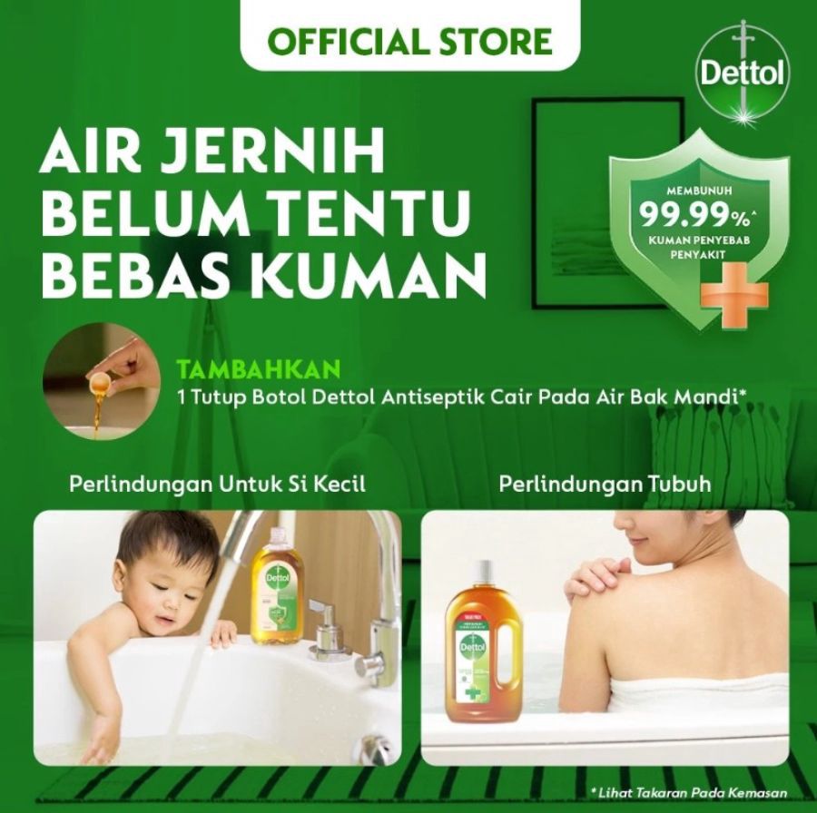 Dettol Cairan Antiseptik Disinfektan 95ml