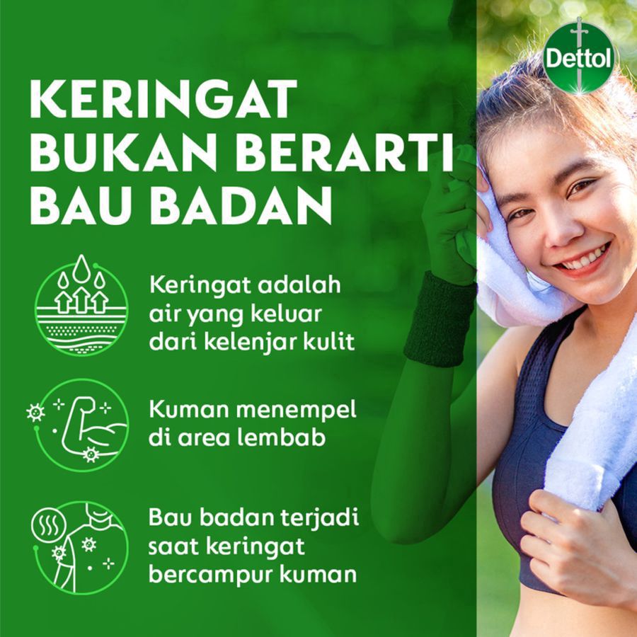 Dettol Lasting Fresh Honeydew & Cucumber Antibacterial Body Wash 370ml