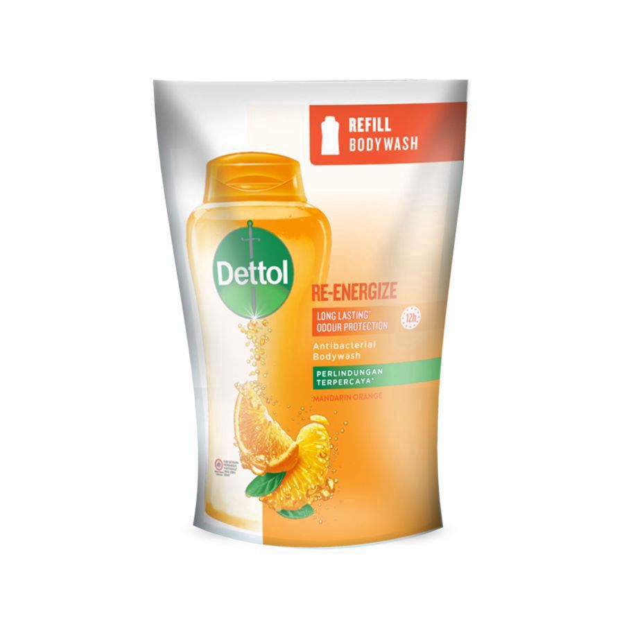 Dettol Re-Energize Mandarin Orange Antibacterial Body Wash 370ml