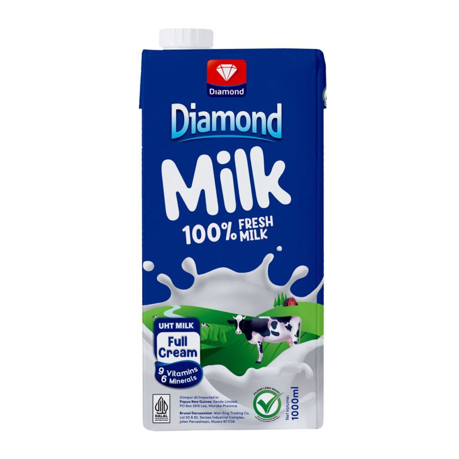 Diamond Full Cream Susu UHT 1000ml