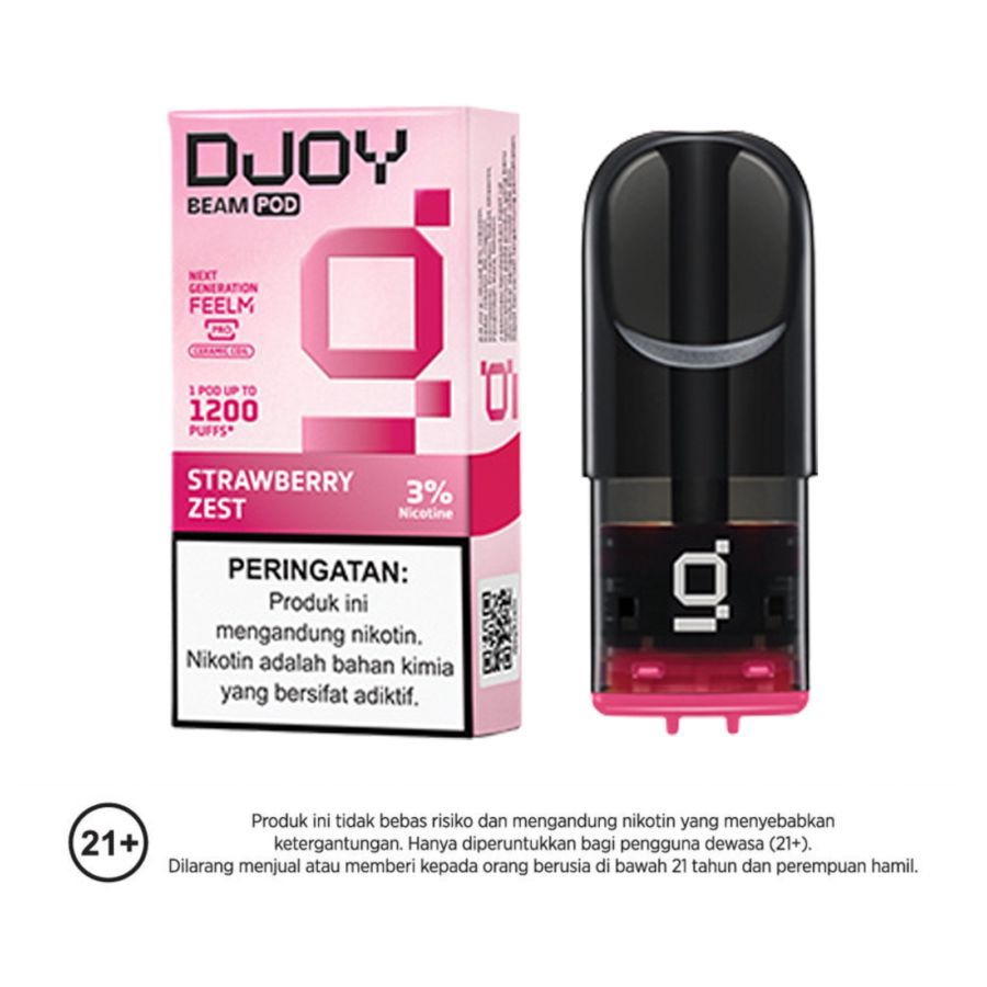 Djoy Beam Pod Strawberry Zest Rokok Elektrik