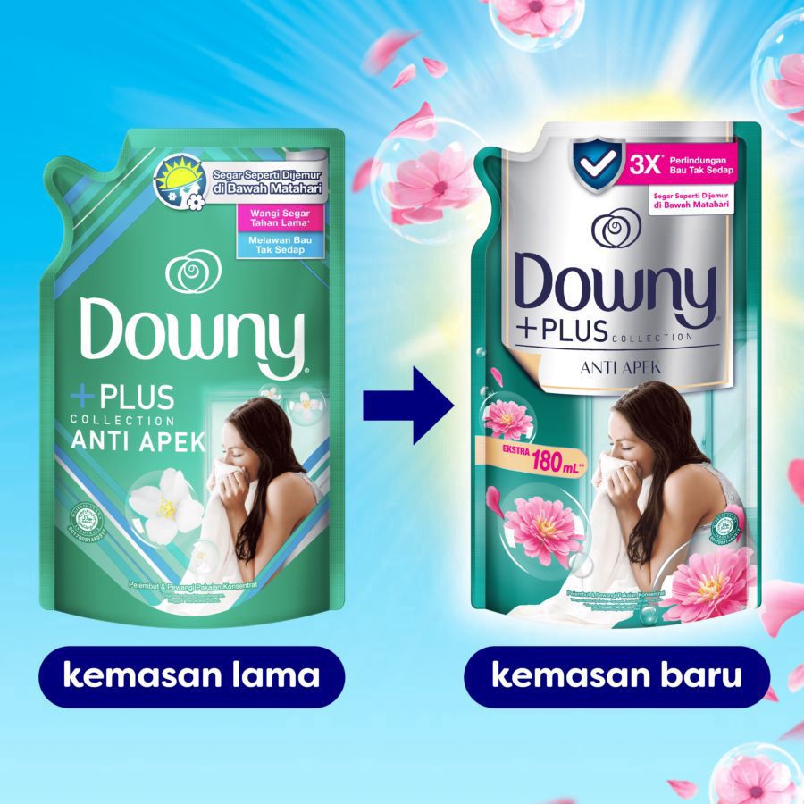 Downy Anti Apek Pelembut Pewangi Pakaian 1350ml
