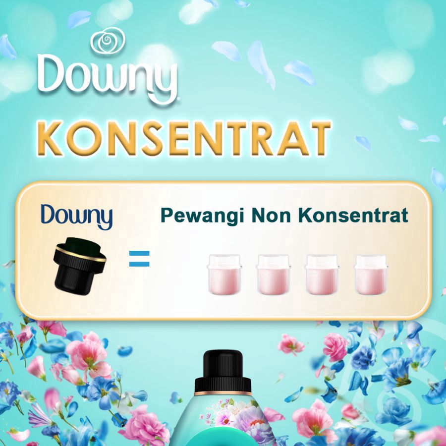 Downy Fresh Bouquet Pelembut & Pewangi Pakaian 550ml