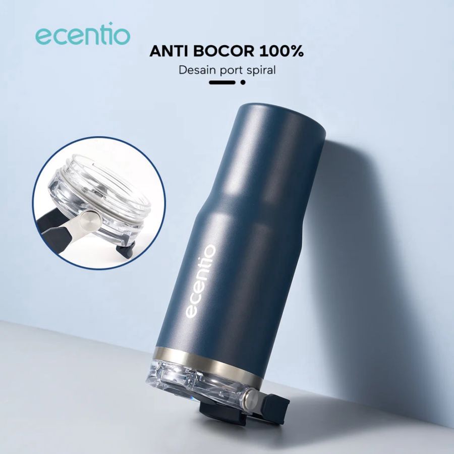 Ecentio Tumbler Stainless Vacuum  Navy 900ml 1pcs