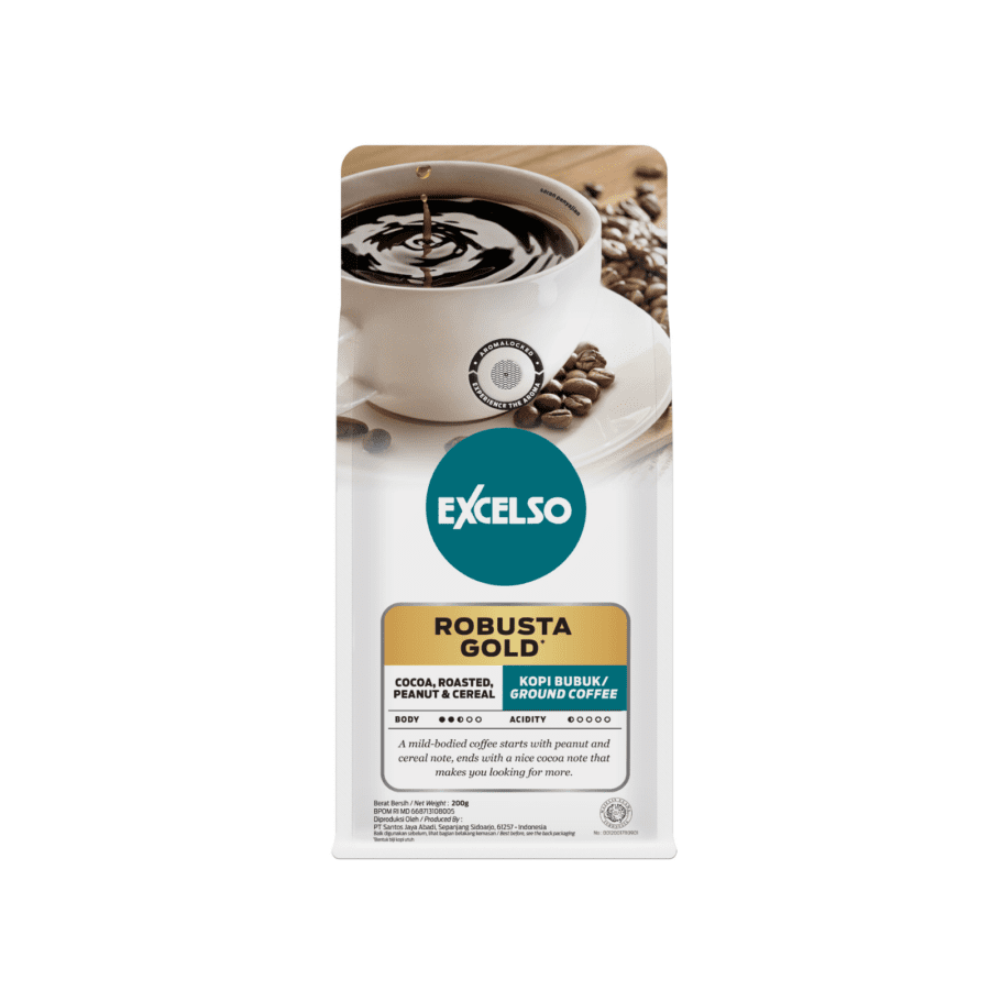 Excelso Robusta Gold Kopi Bubuk 200gram