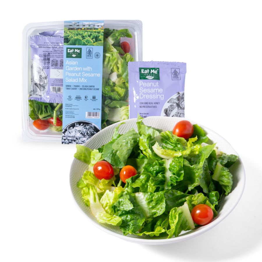 Eat Me Brand Asian Garden Salad with Tomato