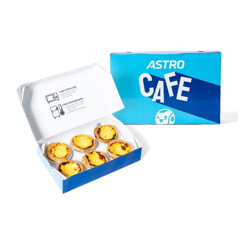 Portuguese Egg Tart Box of 6 6pcs