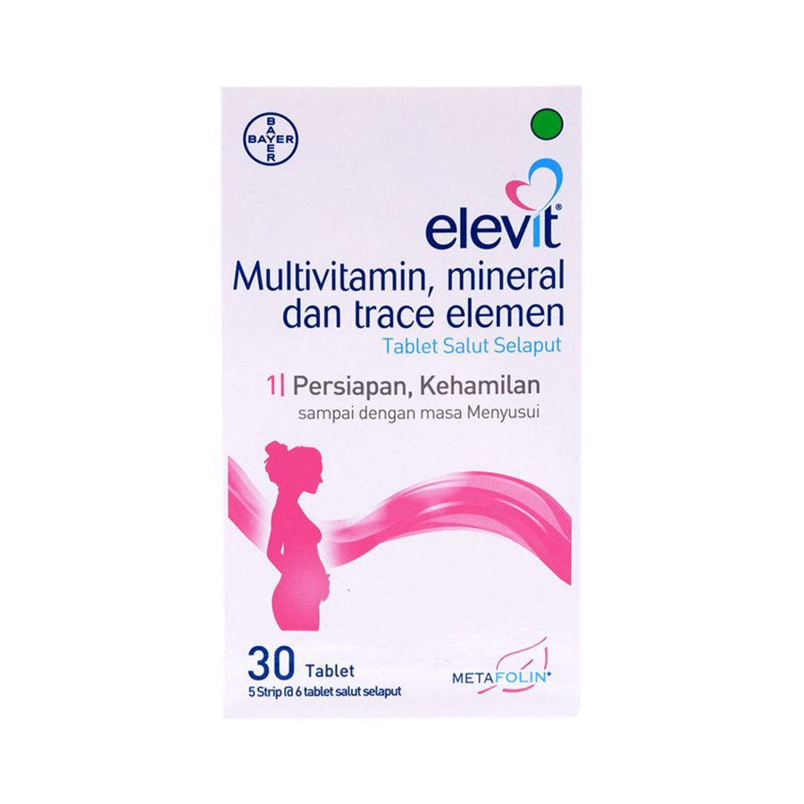 Elevit Pregnancy Multivitamin Suplemen Kehamilan Trimester 1 30 Tablet 30tablet