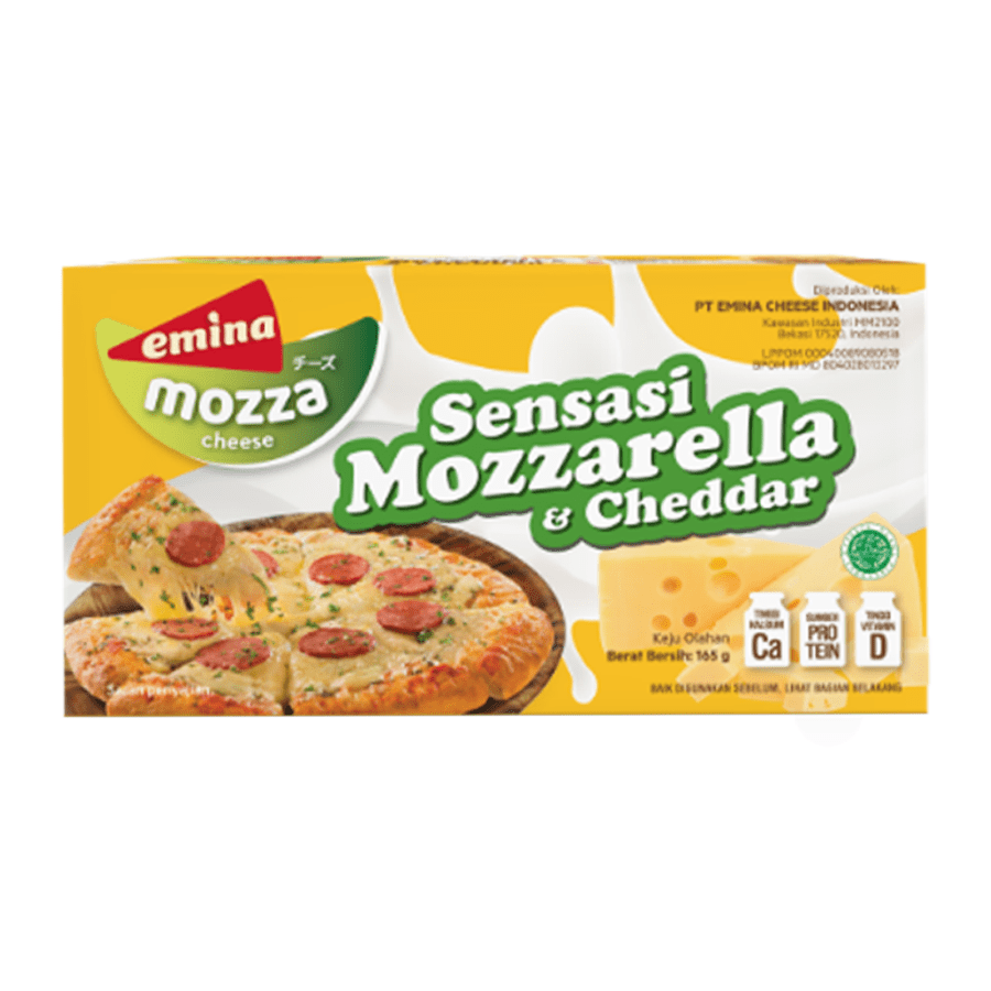 Emina Mozzarella Cheese Block 165gram