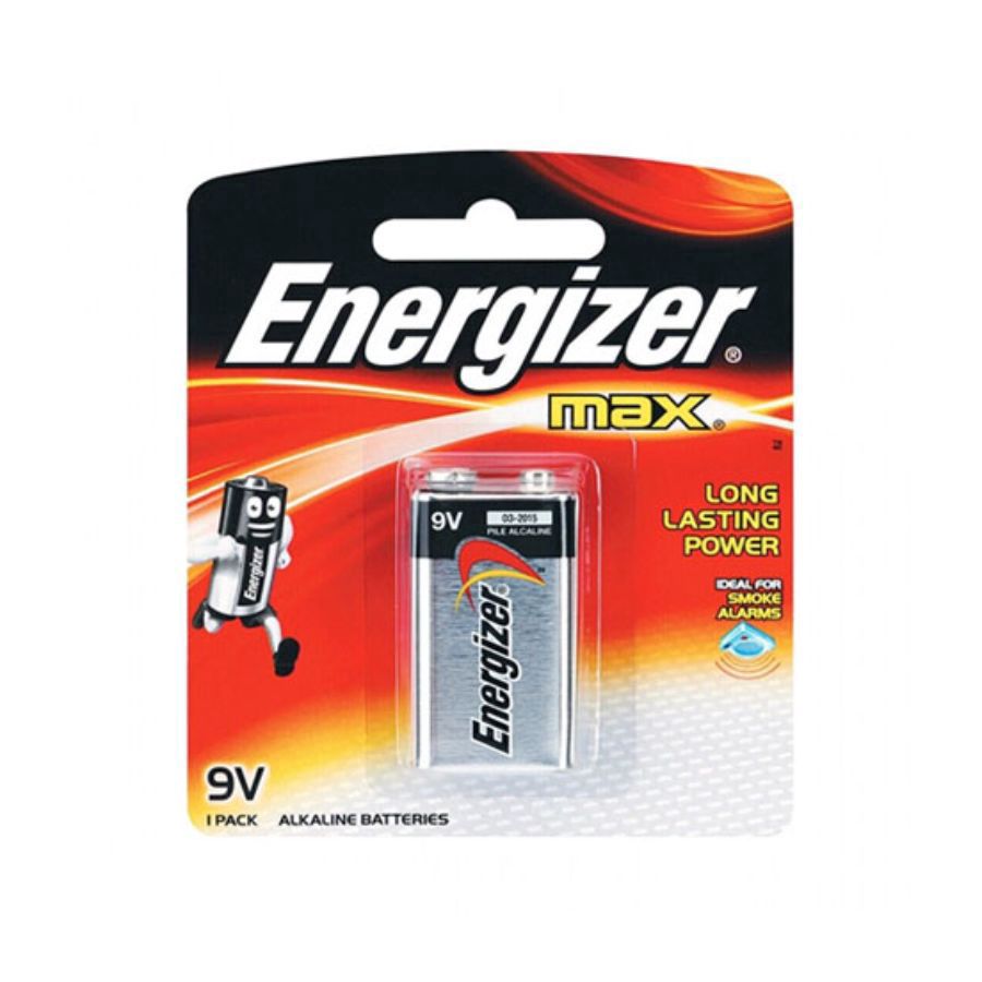 Energizer Baterai Alkaline 9V 522 BP1 1pcs