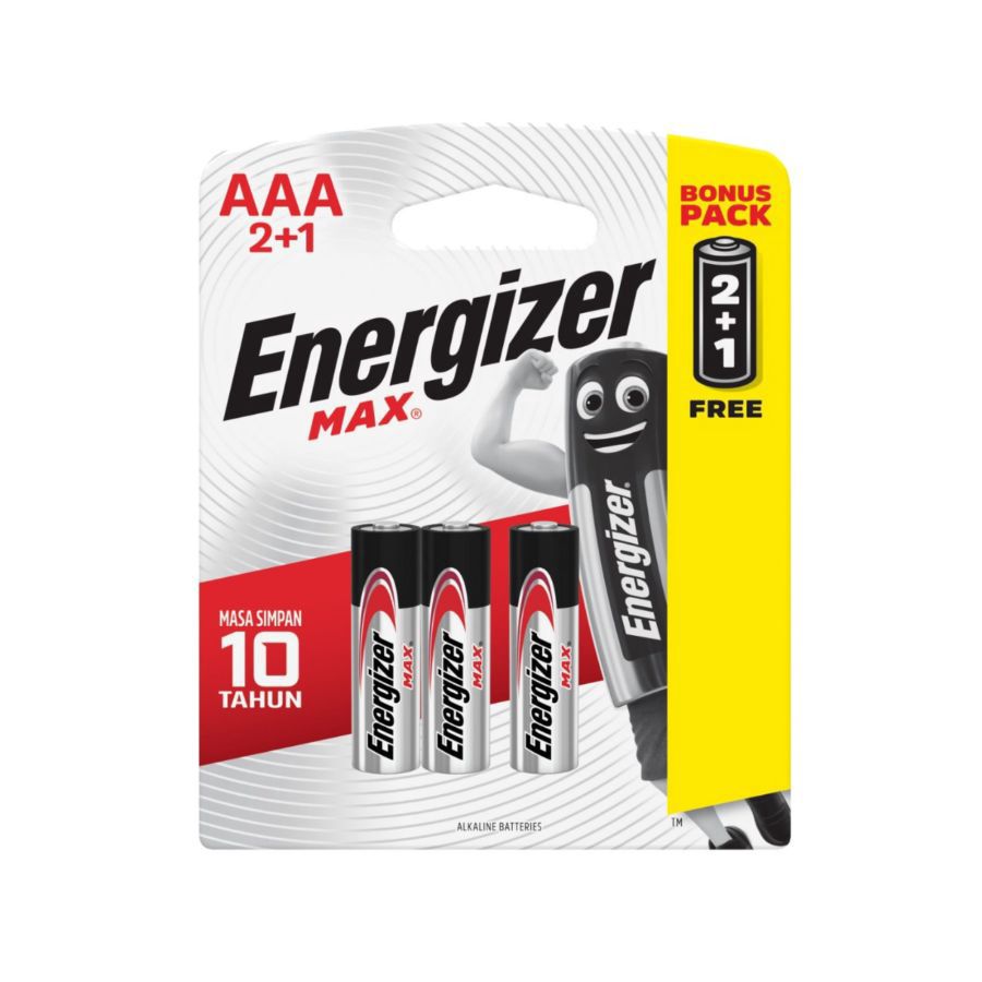 Energizer Baterai Alkaline Max AAA 1pcs