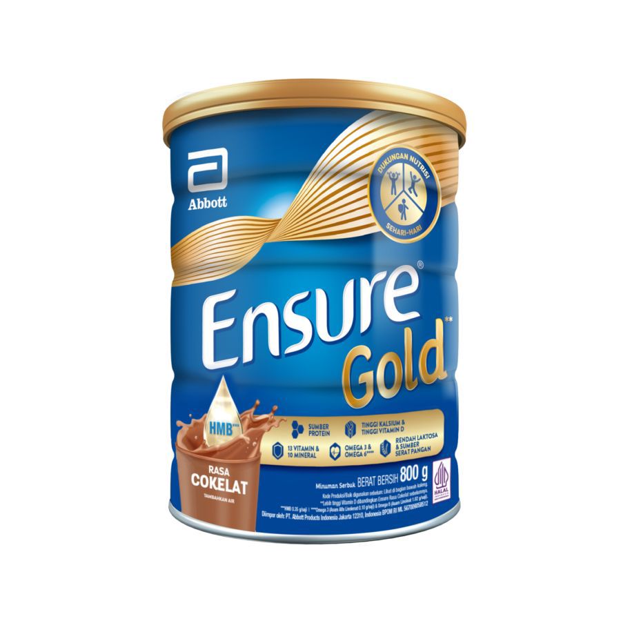 Ensure Gold Cokelat Susu Bubuk Dewasa 800gram