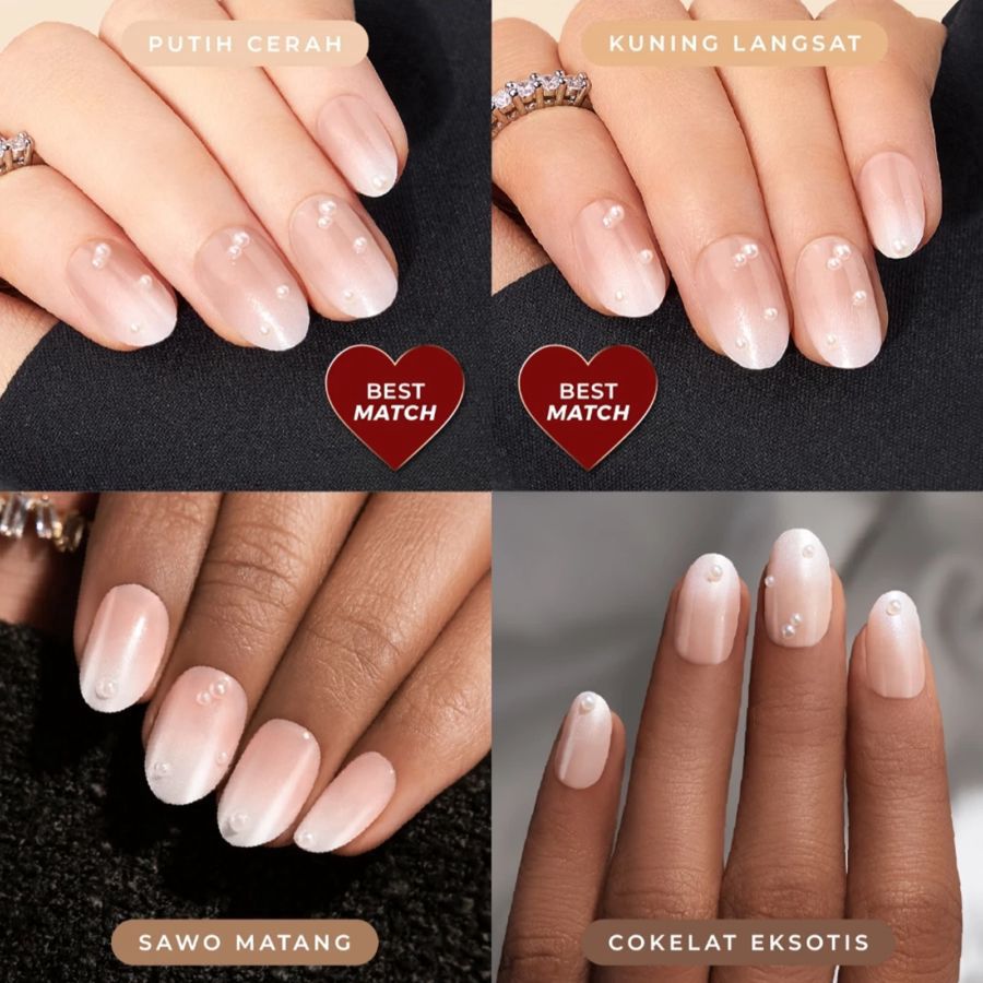 Eze Nails Be The Star Kuku Palsu Tempel 1 Pack 24pcs