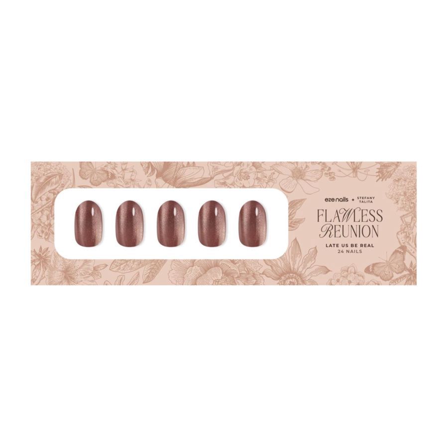 Eze Nails Latte Us Be Real Kuku Palsu Tempel 11gram
