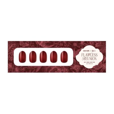 Eze Nails My Red Or Die Spot On Manicure Kuku Palsu Tempel