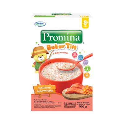 Promina Bubur Tim Salmon Norwegia Bubur Bayi 8+ Bulan