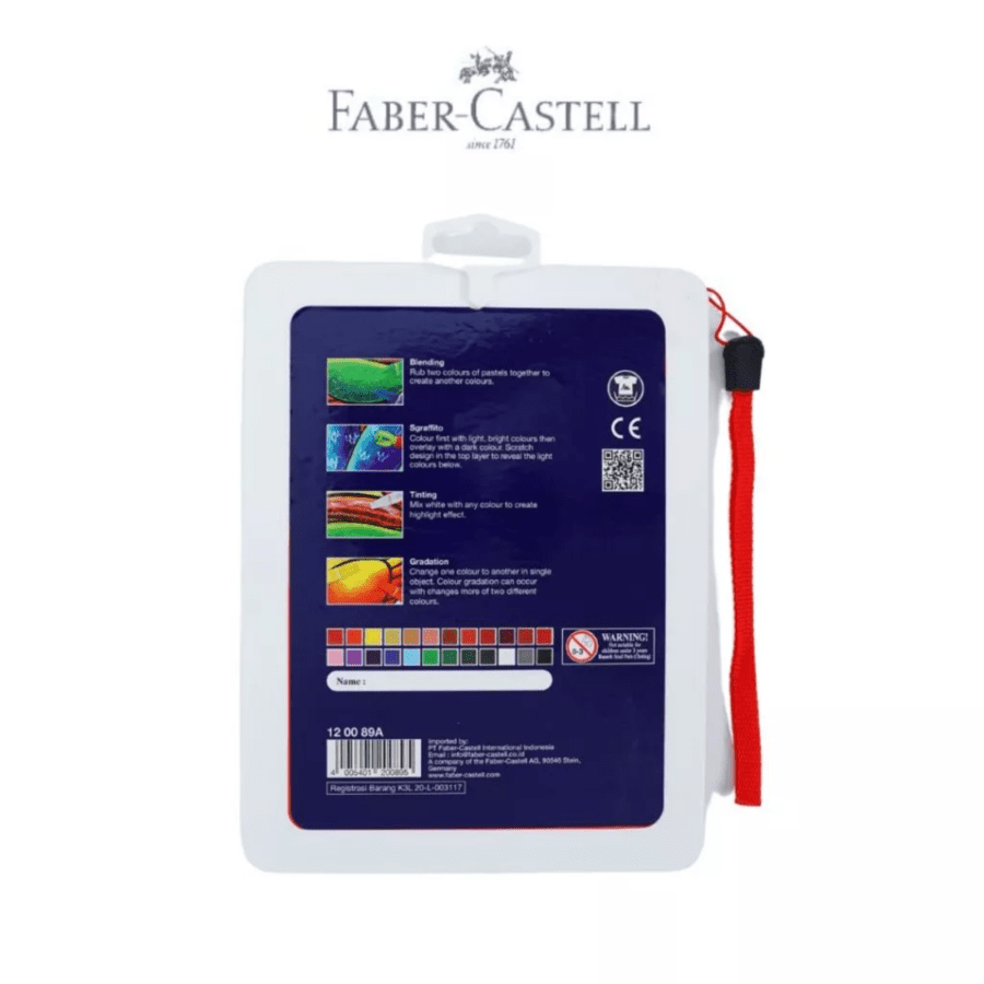Faber-Castell Crayon Hexagonal Oil Pastel Dino Special Edition 24pcs