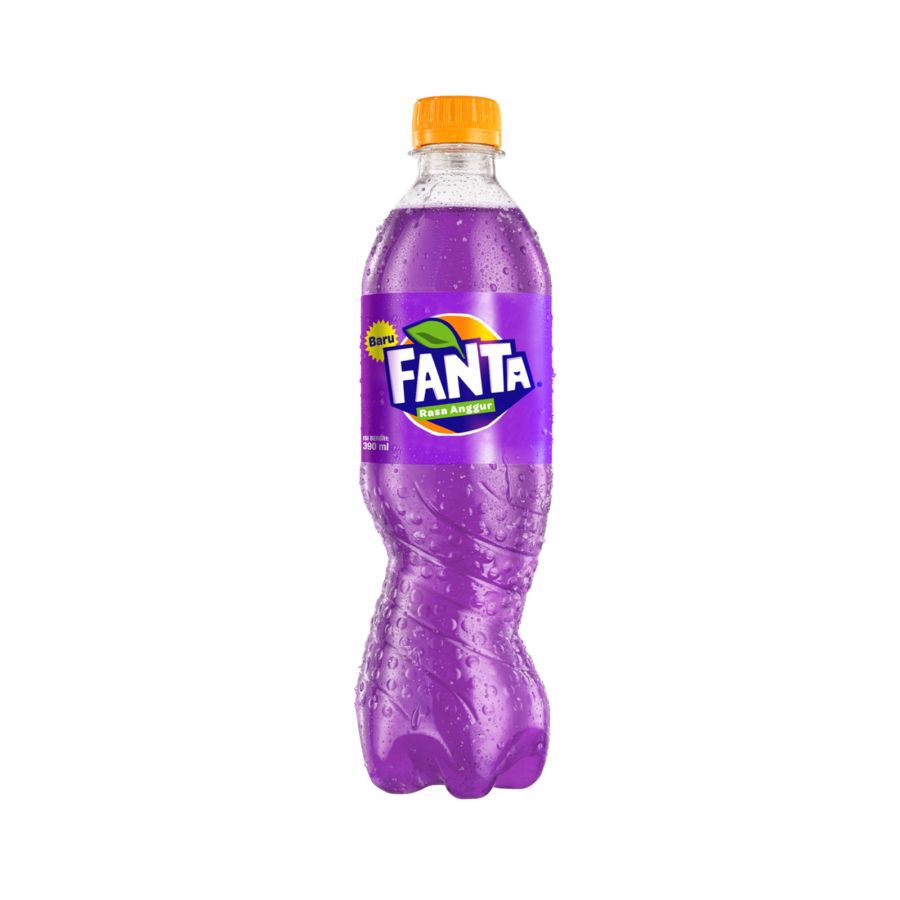 Fanta Grape Minuman Soda Botol 390ml