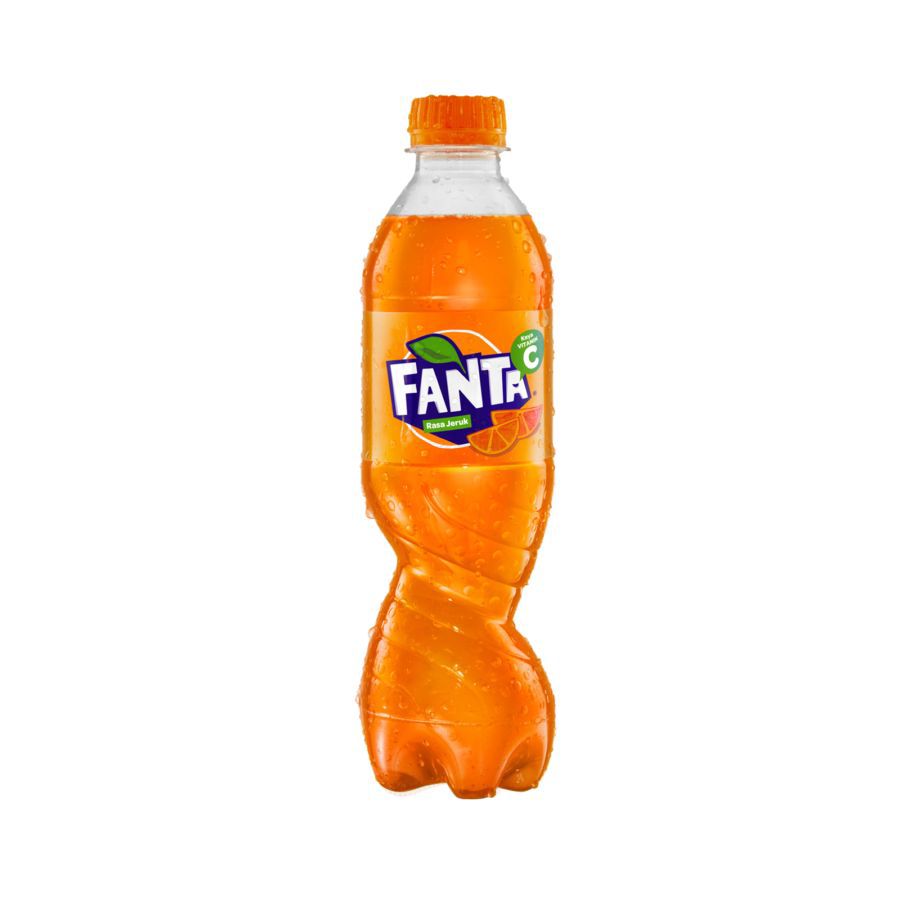 Fanta Orange Minuman Soda Botol 390ml