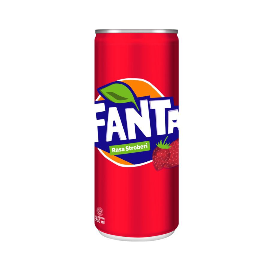 Fanta Strawberry Minuman Soda Can