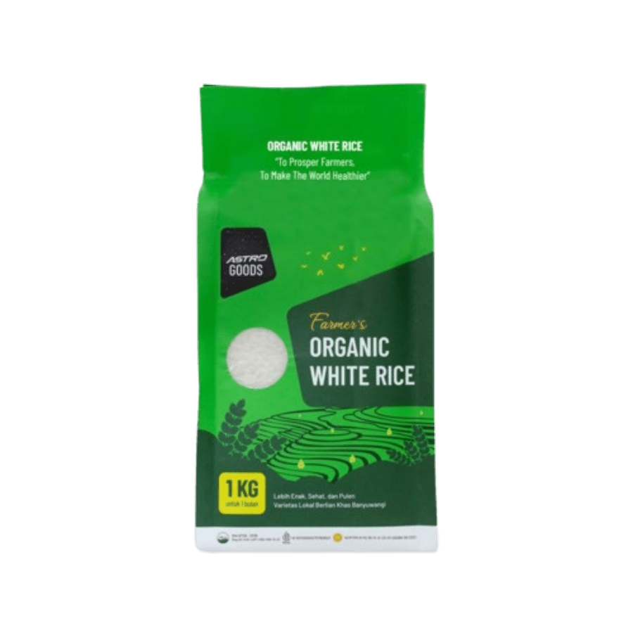 Farmer's Organic White Rice Astro Goods 1kg