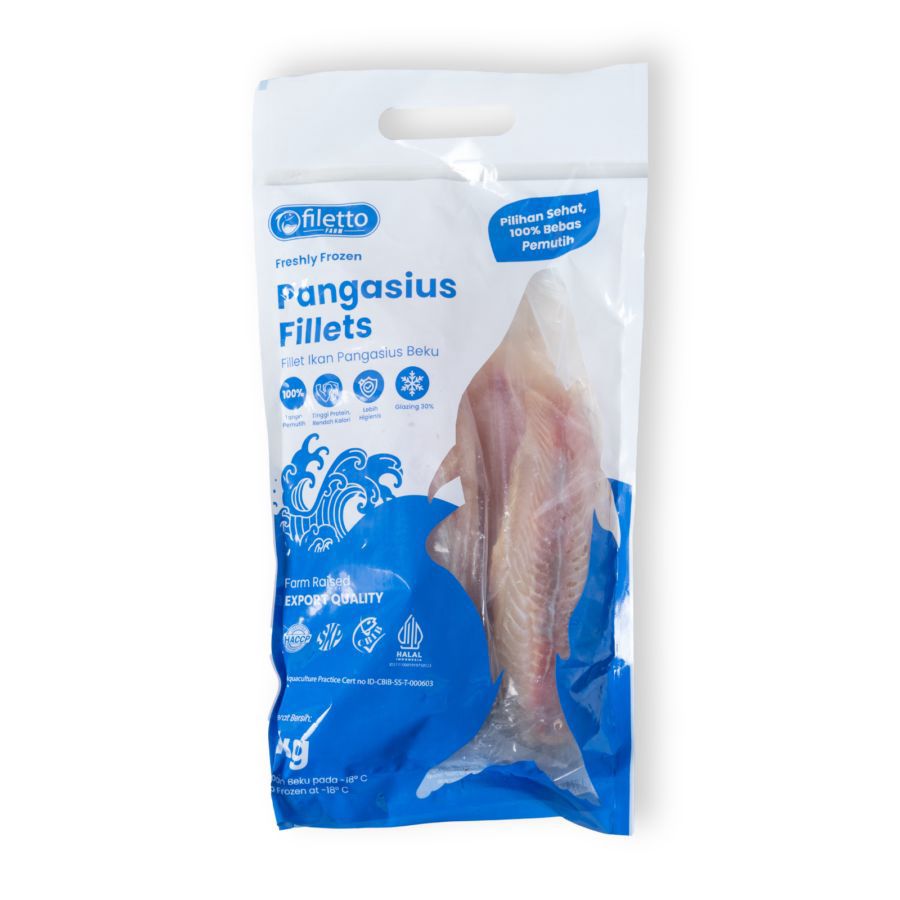 Filetto Pangasius Fillets Frozen 1kg