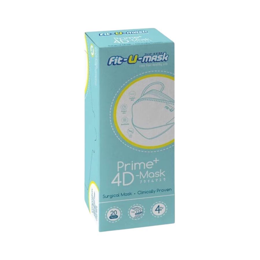 FIT U Mask 4D Prime+ Surgical Mask 1 Box 20pcs