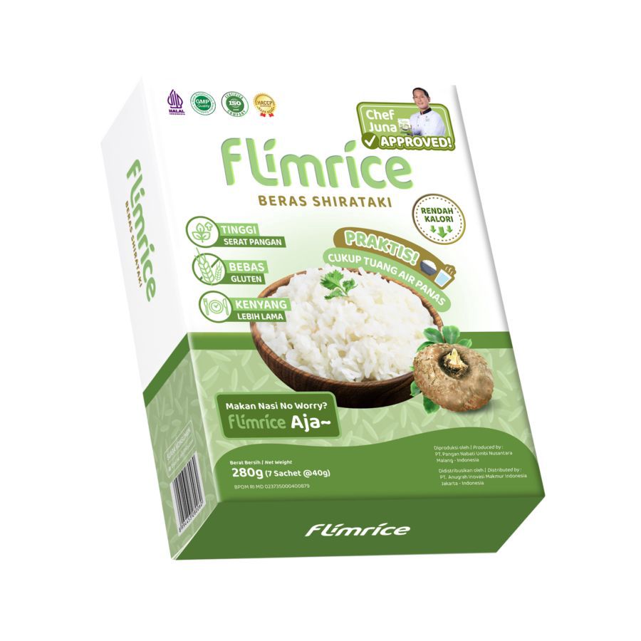Flimrice Beras Shirataki 7 sachets x 40gr 280gram