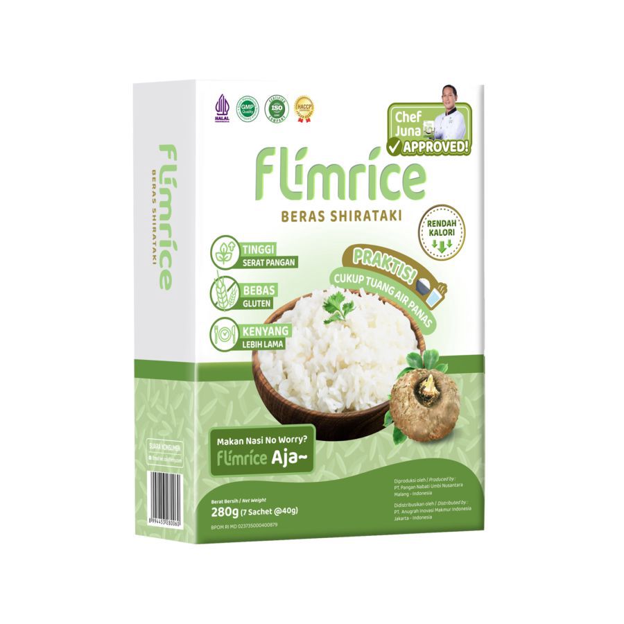 Flimrice Beras Shirataki 7 sachets x 40gr 280gram