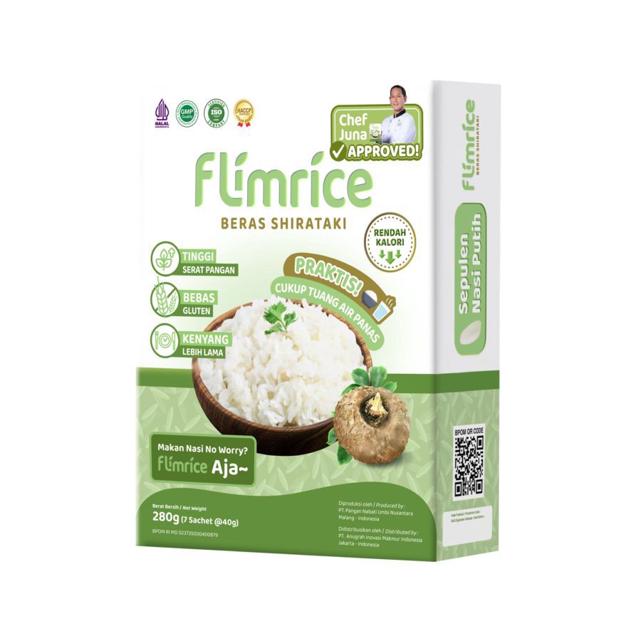 Flimrice Beras Shirataki 7 sachets x 40gr 280gram