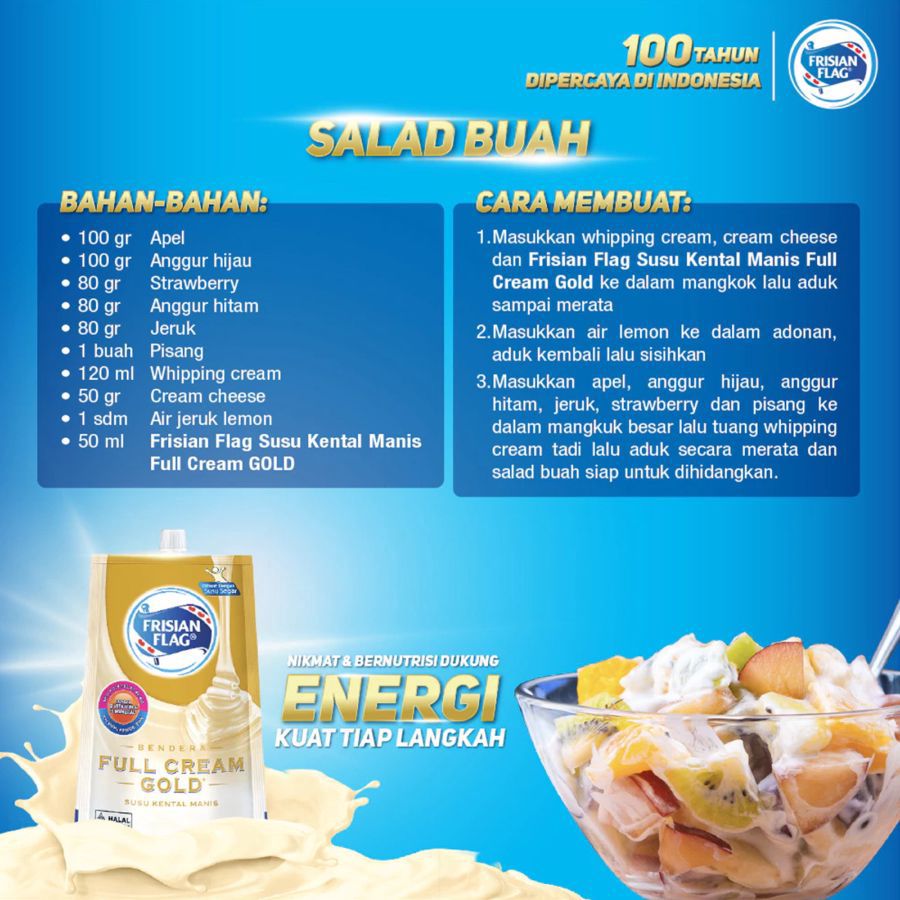 Frisian Flag Kental Manis Gold Kaleng 490gram