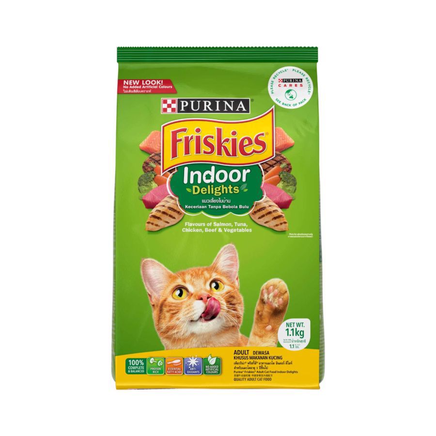 Friskies Indoor Delight Adult Makanan Kucing Kering 1000gram