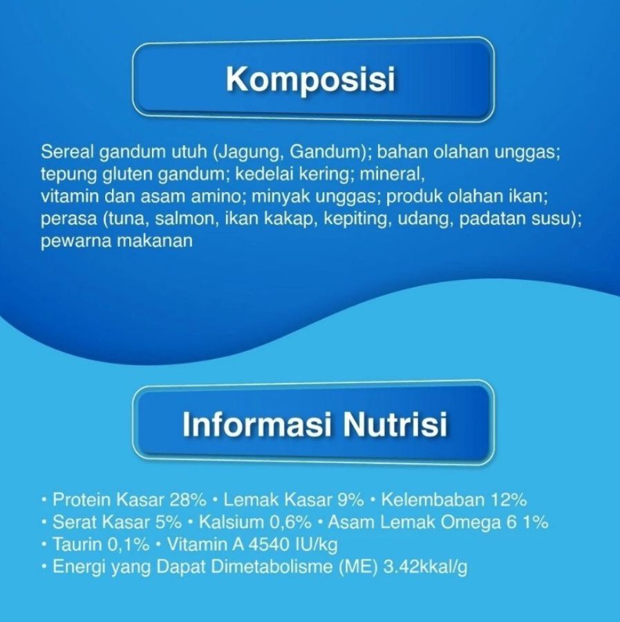 Friskies Seafood Adult Makanan Kucing Kering 2500gram