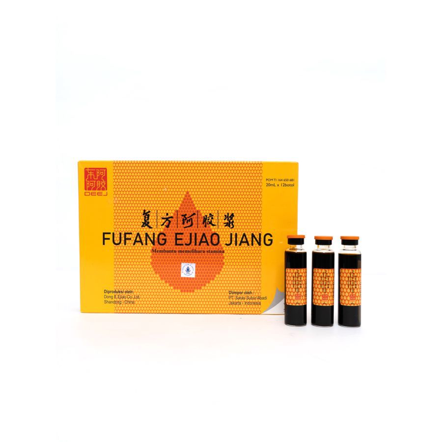 Fufang Ejiao Jiang Obat Penambah Darah dan Memelihara Stamina 12bottles