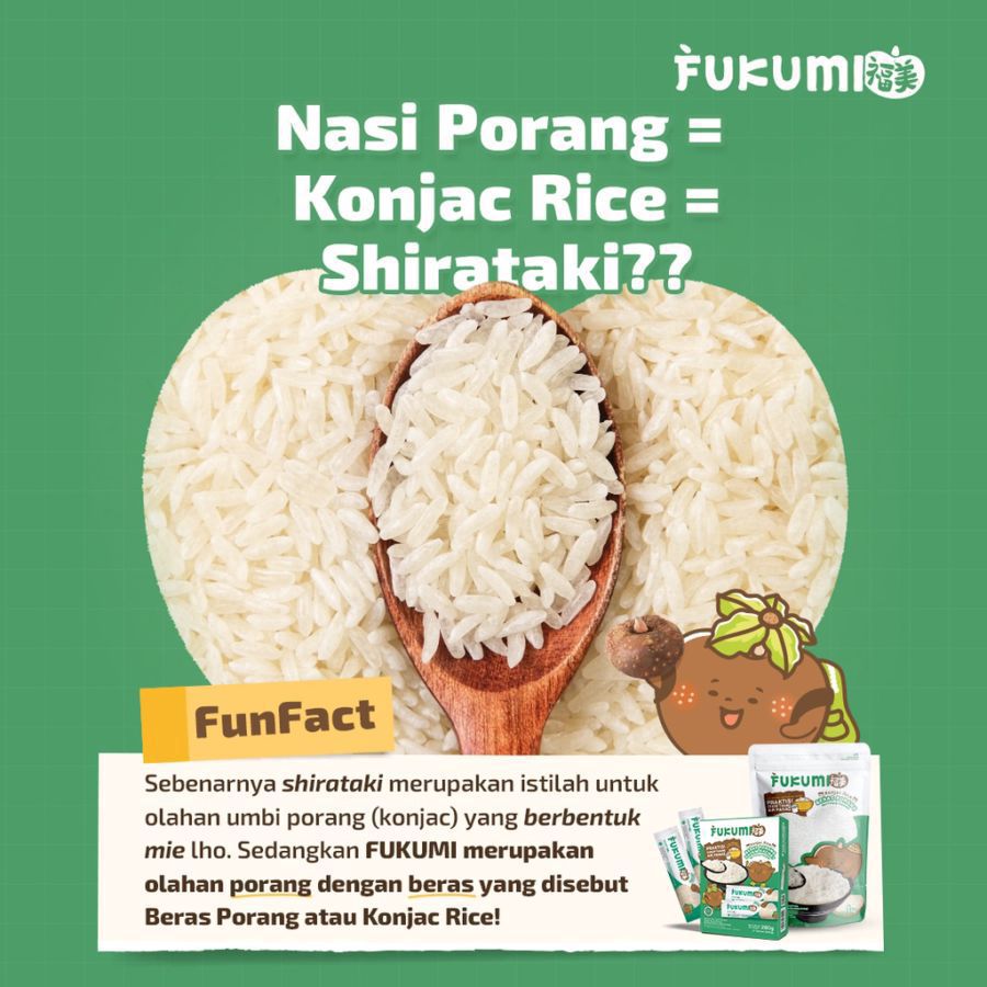 Fukumi Beras Porang Pouch 1kg