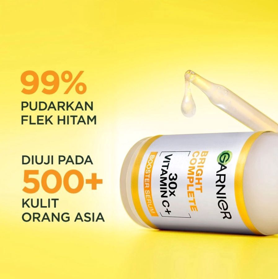 Garnier Bright Complete 30X Vitamin C Booster Serum Wajah 30ml