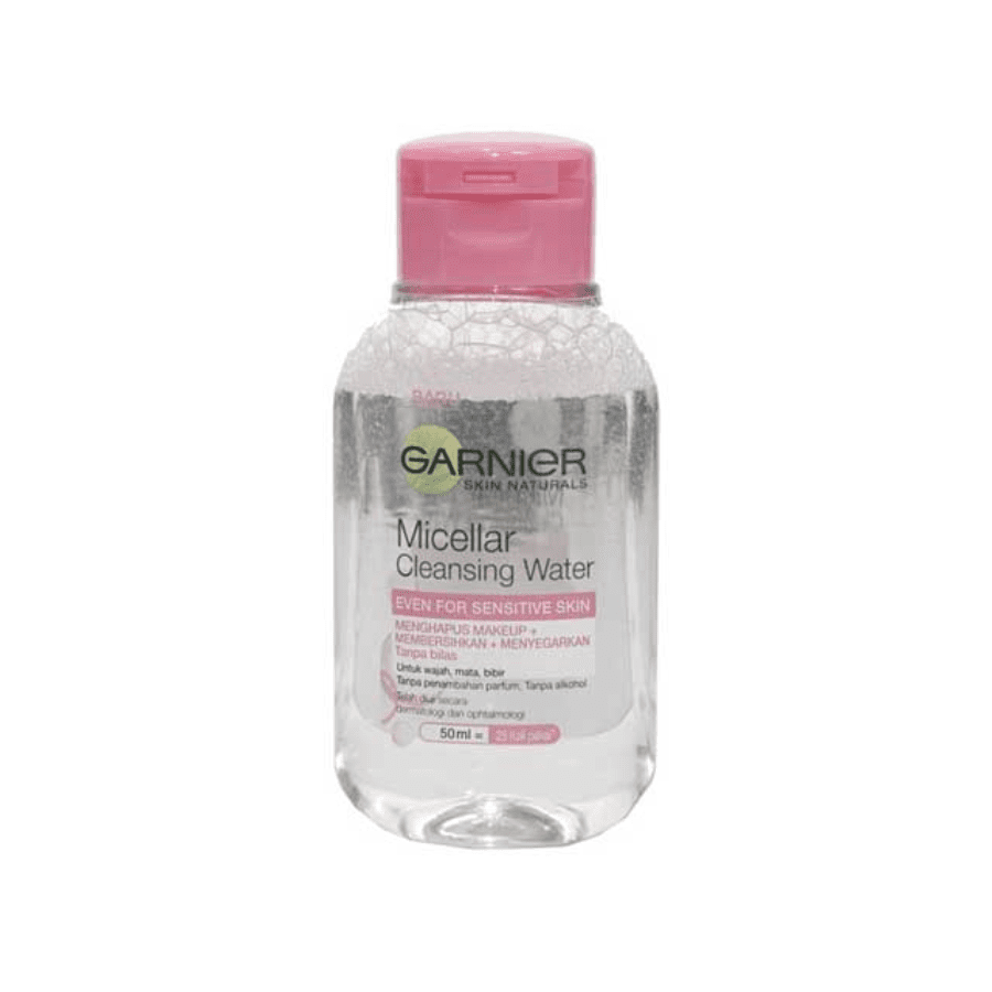 Garnier Micellar Pink Cleansing Water Make Up Remover 50ml