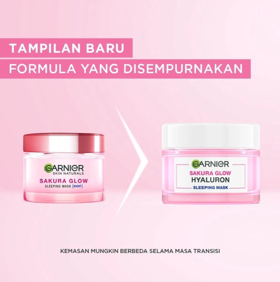 Garnier Sakura Glow Hyaluron Sleeping Mask