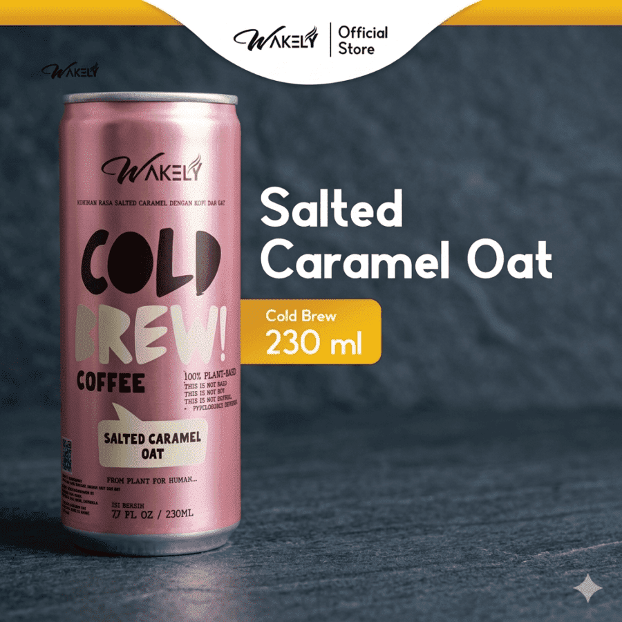 Wakely Cold Brew Coffee Salted Caramel Oat 230ml