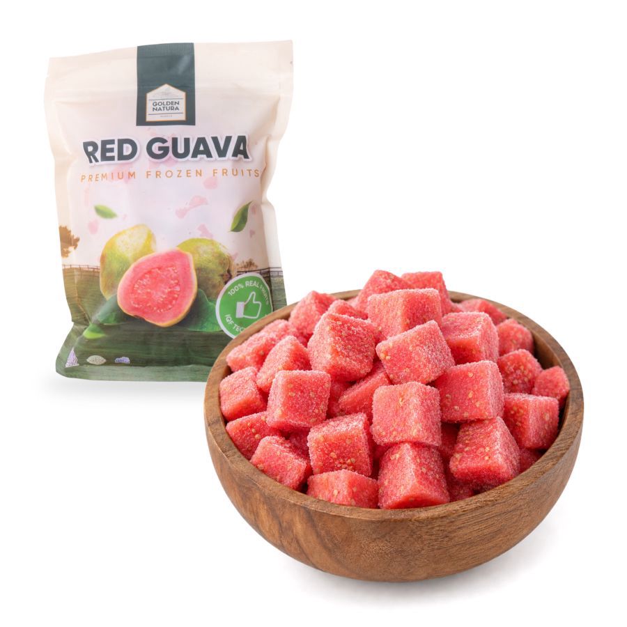 Golden Natura Red Guava Cubes Frozen 450gram