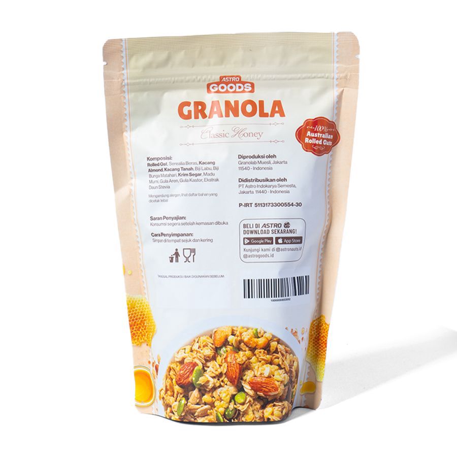 Granola Honey Astro Goods 200gram